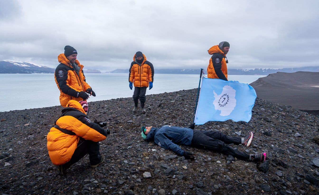 Connor Emeny reaches Antarctica - image for Scandinave Spa Whistler